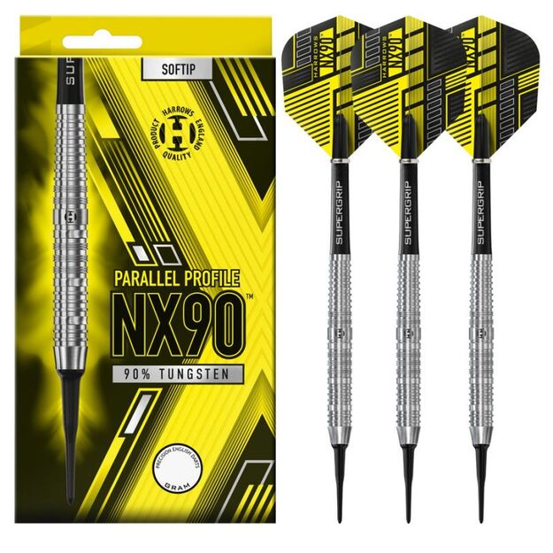 Harrows NX-90 Parallel 90% Steeltip – 90 % volframo smiginiai 12