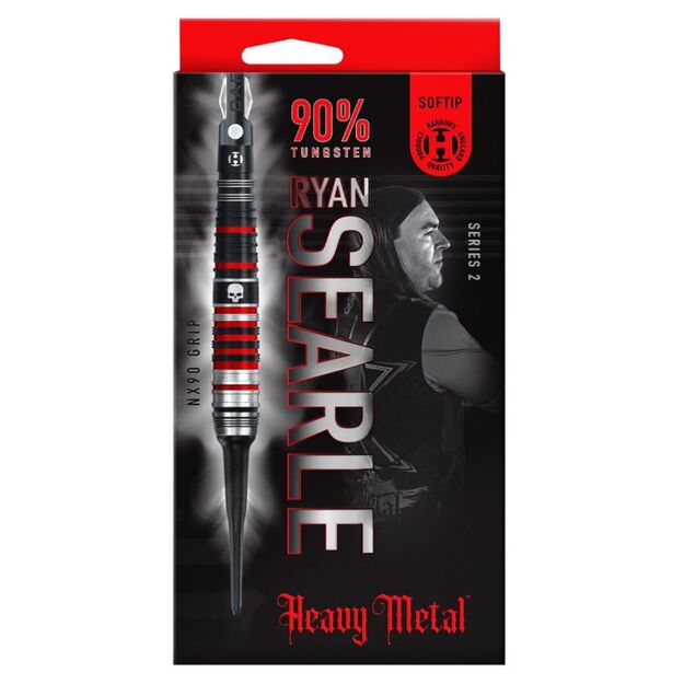 Harrows Heavy Metal Ryan Searle 2 90% steeltip smiginio strėlytės 5