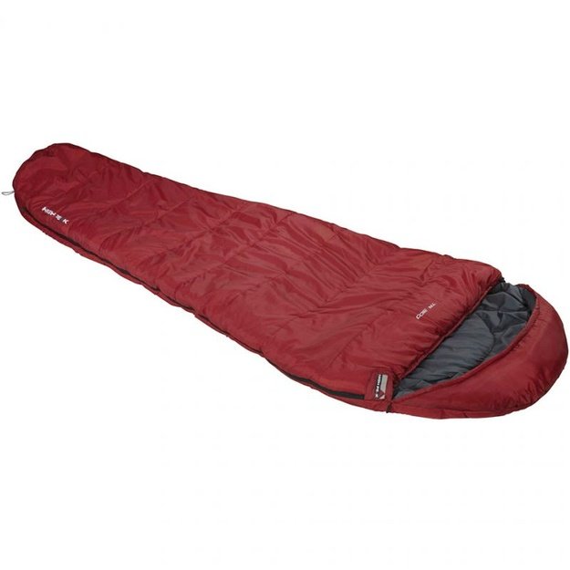 HIGH PEAK TR 300 MIEGMAIŠIS 230 × 85/55 CM, BORDO / PILKAS, DEŠINĖ PUSĖ