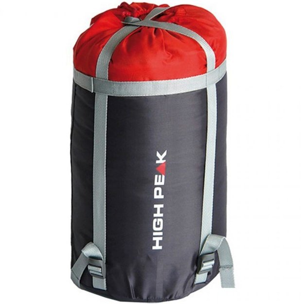 HIGH PEAK TR 300 MIEGMAIŠIS 230 × 85/55 CM, BORDO / PILKAS, DEŠINĖ PUSĖ