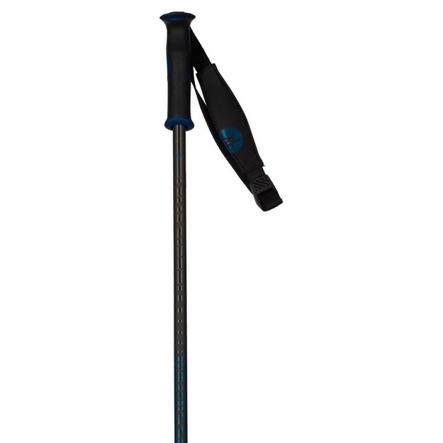 Rossignol Electra Premium Carbon slidinėjimo lazdos, juodos ir mėlynos