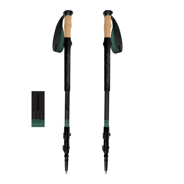 Spokey Zodiac trekingo lazdos, 105–135 cm