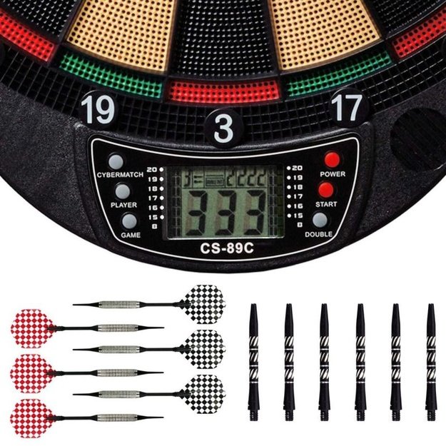 Best Sporting Bristol elektroninis smiginio taikinys su LCD taškų skaičiuokle