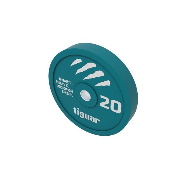 tiguar Color Rubber Bumper spalvotas guminis svorio diskas, 20 kg