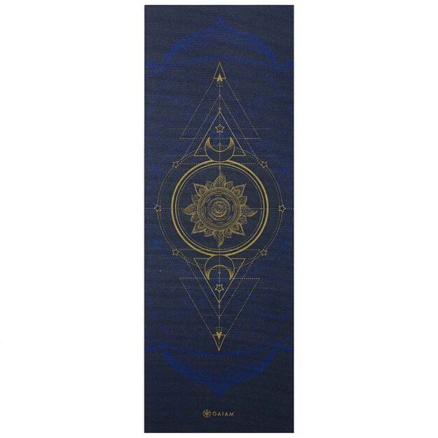 Double-sided jogos kilimėlis Gaiam Sun and Moon 6mm 63419 6