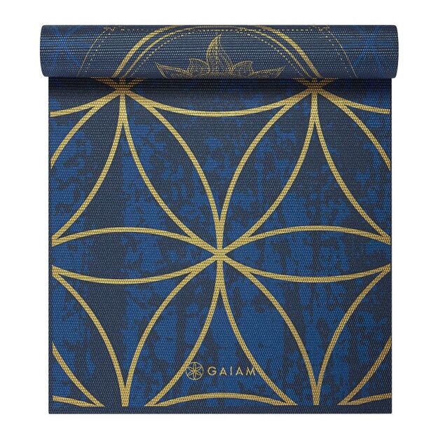 Double-sided jogos kilimėlis Gaiam Sun and Moon 6mm 63419 10