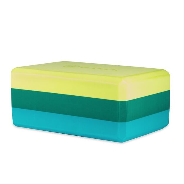 Gaiam Teal Tonal Tri joga blokas 1