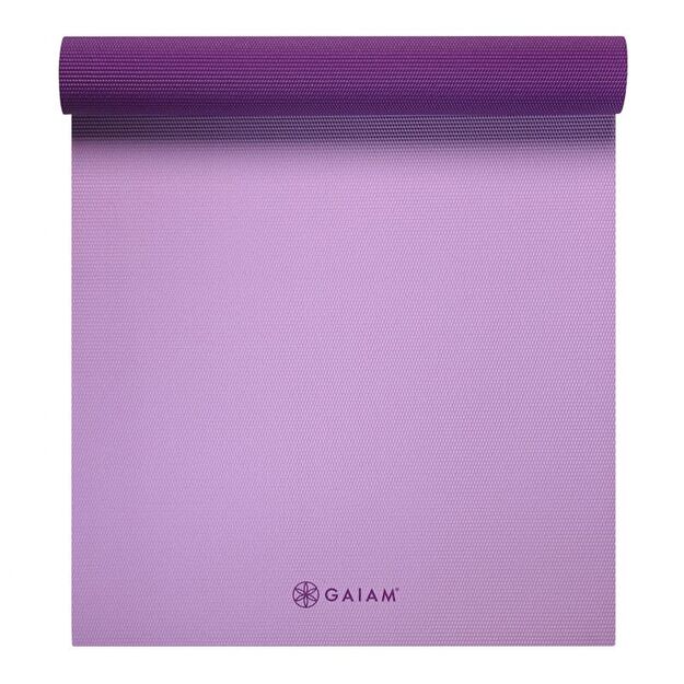 Double-sided jogos kilimėlis Gaiam Plum Jam 6 mm 60526 5