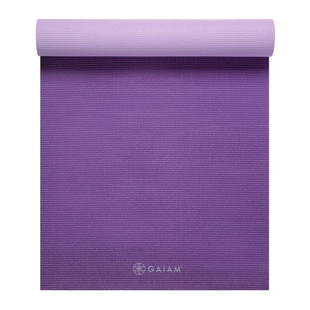 Double-sided jogos kilimėlis Gaiam Plum Jam 6 mm 60526 2