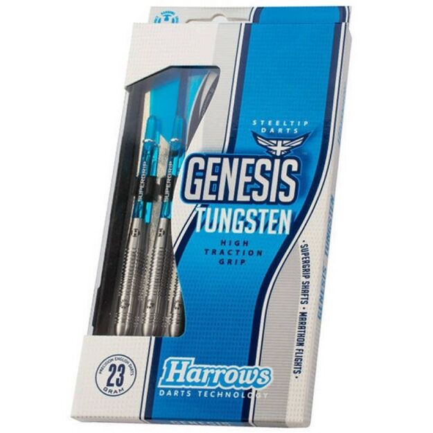 Harrows Genesis Tungsten Steeltip – preciziški volframo smiginiai