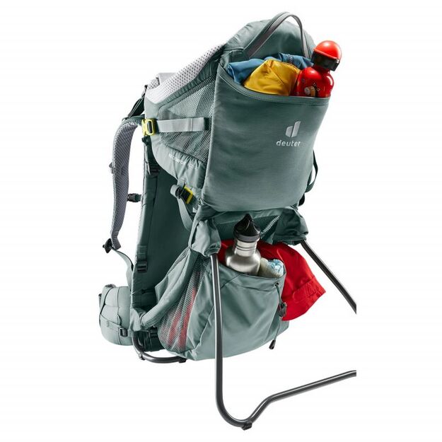 Deuter  Kid Comfort Active Teal  patogi ir saugi vaikiška nešioklė 5