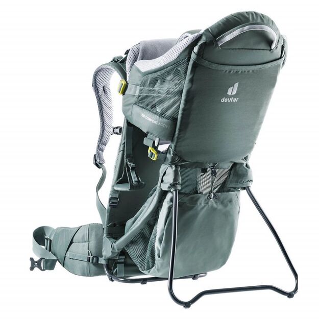 Deuter  Kid Comfort Active Teal  patogi ir saugi vaikiška nešioklė 3