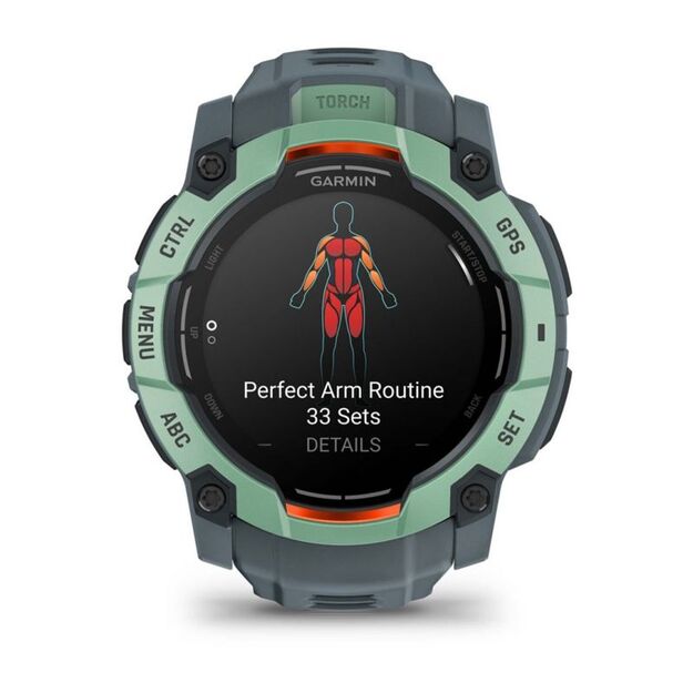 Garmin Instinct 3 50mm AMOLED GPS sportinis laikrodis 1