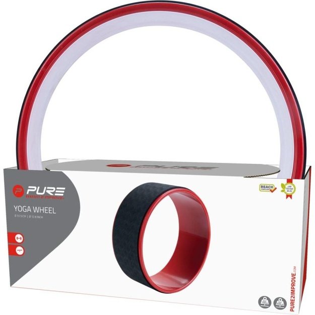 Pure 2 Improve jogos ratas, 32,5 cm, iki 150 kg, raudonas/juodas