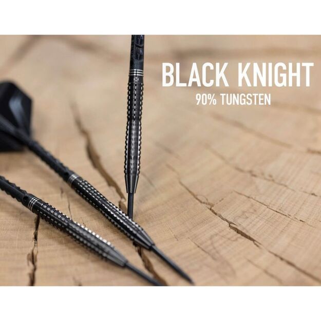 Harrows Black Knight 90% Softip – aukštos kokybės 90 % volframo smiginiai 8