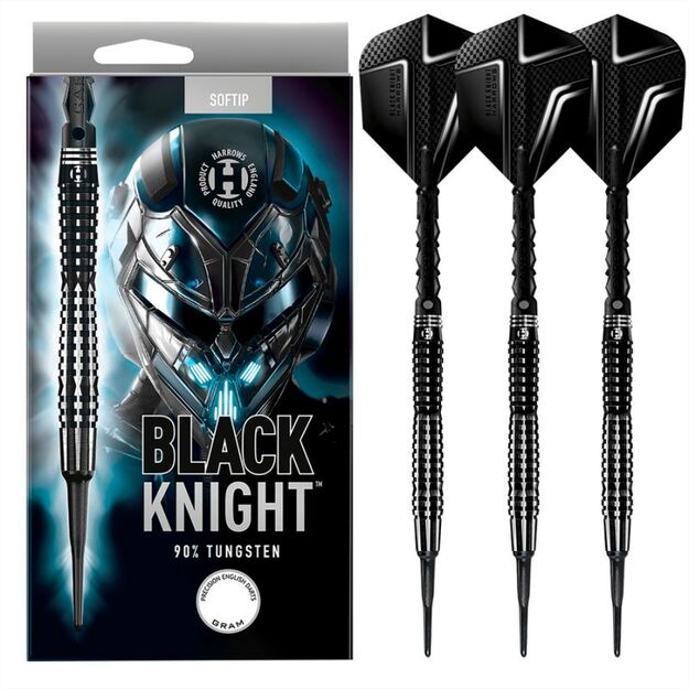 Harrows Black Knight 90% Softip – aukštos kokybės 90 % volframo smiginiai 21