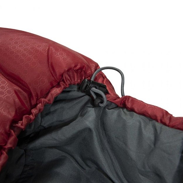 HIGH PEAK REDWOOD 3 MIEGMAIŠIS 220 × 80/50 CM, BORDO / PILKAS
