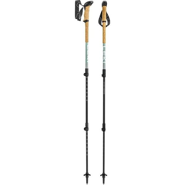 LEKI Makalu Lite trekingo lazdos, 90–125 cm, pilkai žalios