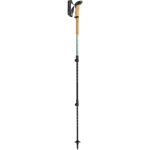 LEKI Makalu Lite trekingo lazdos, 90–125 cm, pilkai žalios