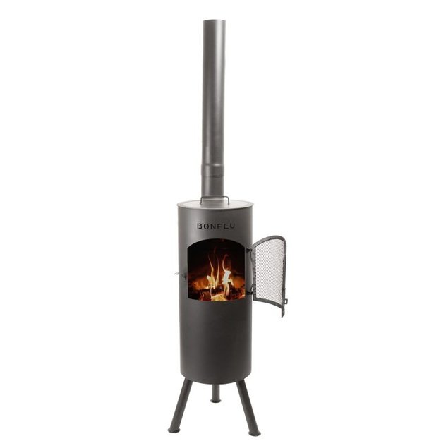 Bonfeu BonGiano LP lauko židinys, Ø 30 cm, juodas