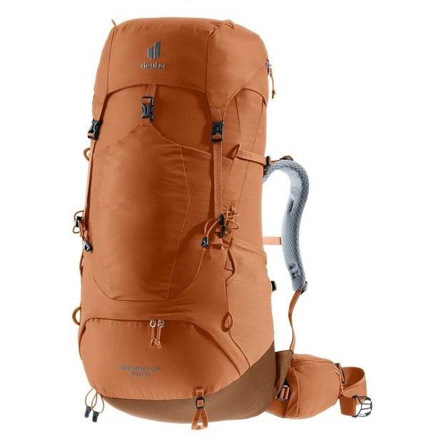 Deuter AirContact Lite 45+10 SL turistinė kuprinė moterims, 55 l, ruda