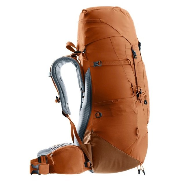 Deuter AirContact Lite 45+10 SL turistinė kuprinė moterims, 55 l, ruda