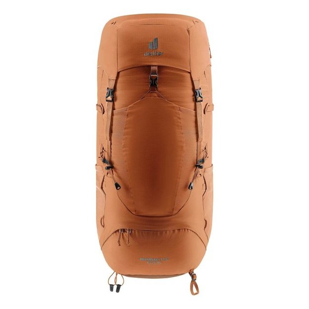 Deuter AirContact Lite 45+10 SL turistinė kuprinė moterims, 55 l, ruda