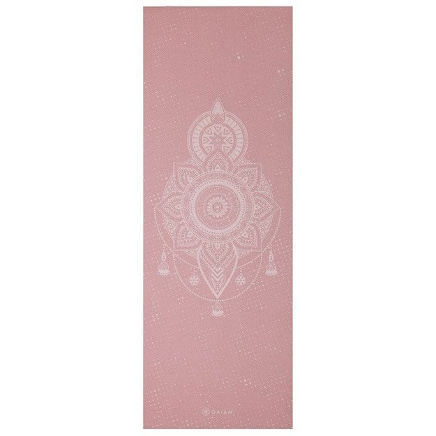 Gaiam Celestial jogos kilimėlis, 5 mm, šviesiai rožinis