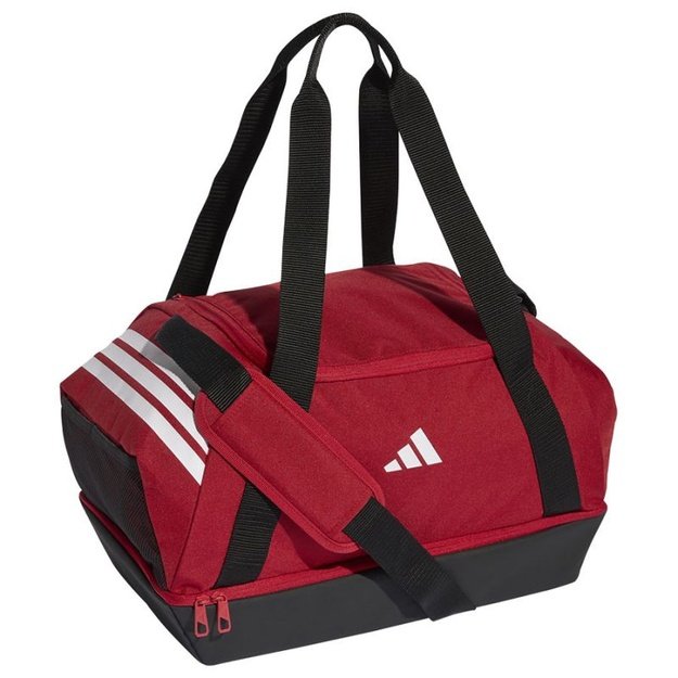 Adidas Tiro Duffle Bottom Compartment S sportinis krepšys, 28,5 l, raudonas