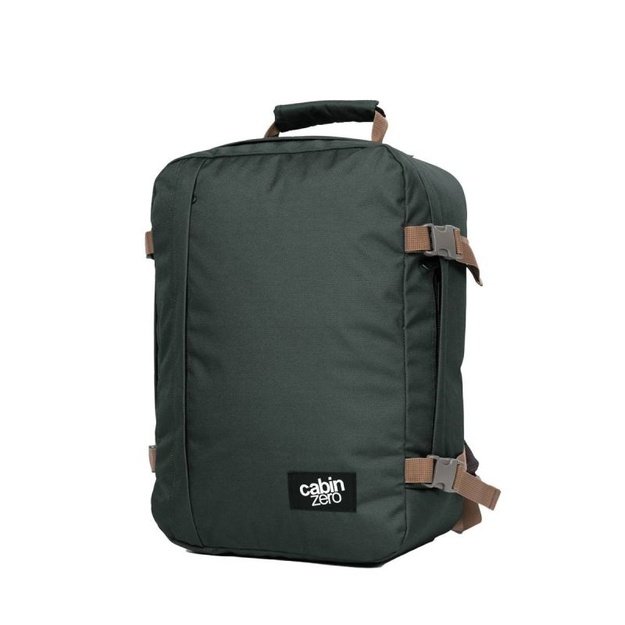 CabinZero Classic 2-in-1 kelioninė kuprinė, 36 l, tamsiai žalia