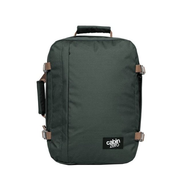CabinZero Classic 2-in-1 kelioninė kuprinė, 36 l, tamsiai žalia