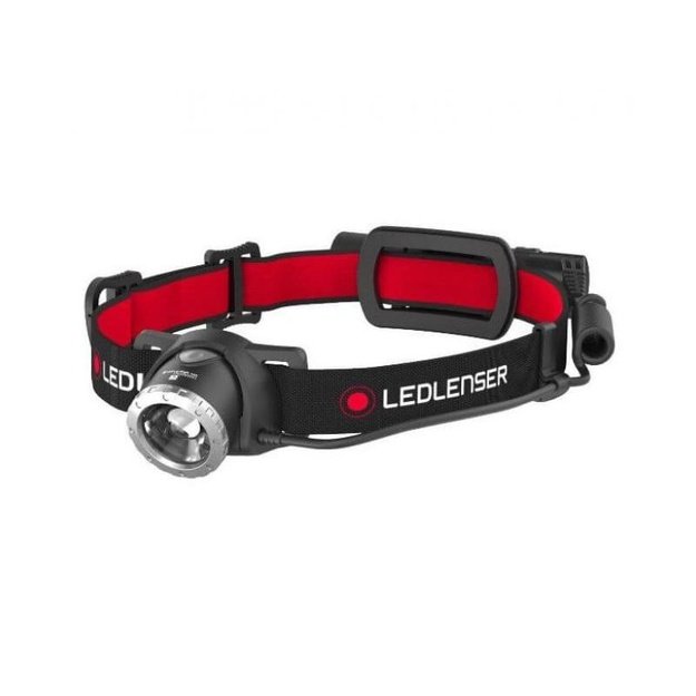 Ledlenser H8R įkraunamas galvos žibintuvėlis, 600 lm, juodai raudonas