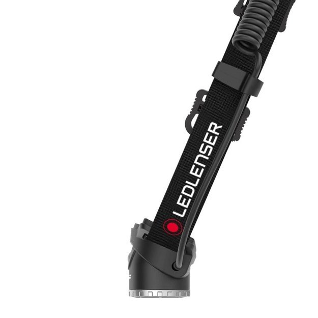 Ledlenser H8R įkraunamas galvos žibintuvėlis, 600 lm, juodai raudonas