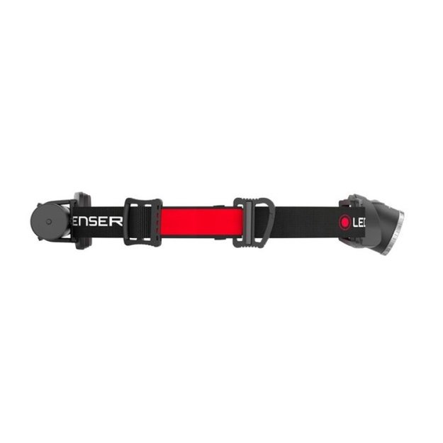 Ledlenser H8R įkraunamas galvos žibintuvėlis, 600 lm, juodai raudonas