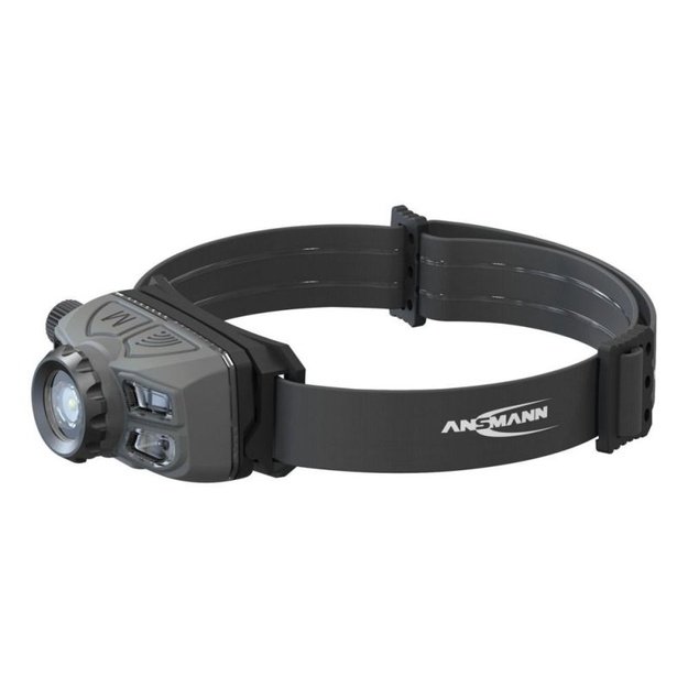 Ansmann HD450FRS įkraunamas galvos žibintuvėlis, 450 lm, juodas/pilkas