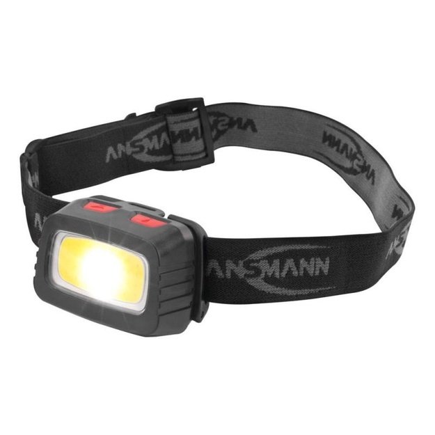 Ansmann HD200B galvos žibintuvėlis, 200 lm, juodas/pilkas