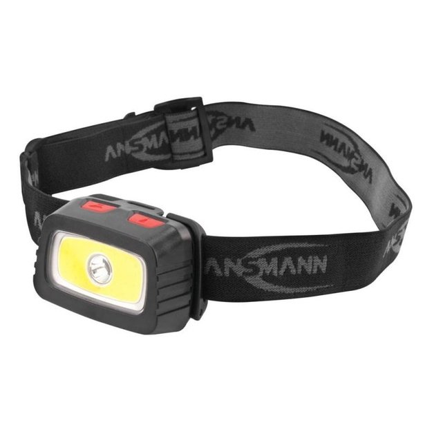 Ansmann HD200B galvos žibintuvėlis, 200 lm, juodas/pilkas