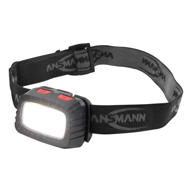 Ansmann HD200B galvos žibintuvėlis, 200 lm, juodas/pilkas