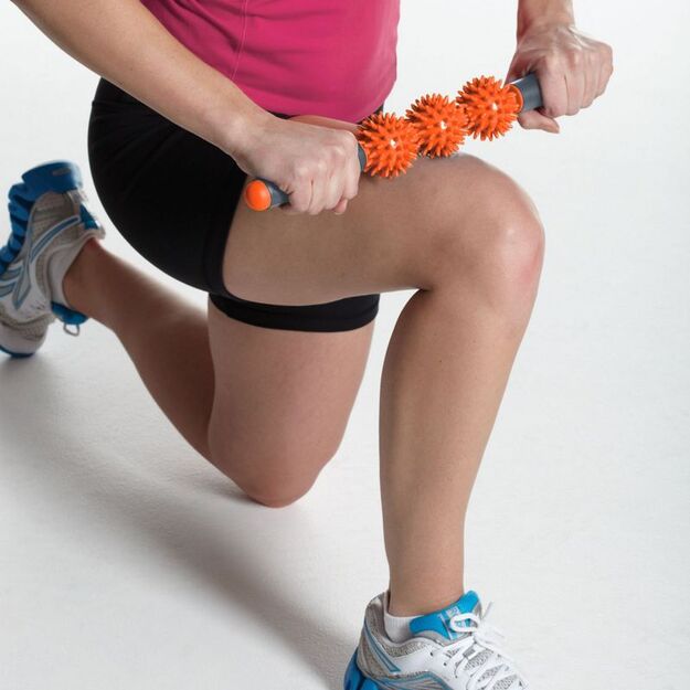 Gaiam masažuoklis su 3 judančiais voleliais 58255 3