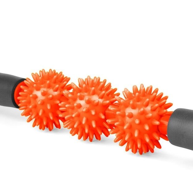 Gaiam masažuoklis su 3 judančiais voleliais 58255 4