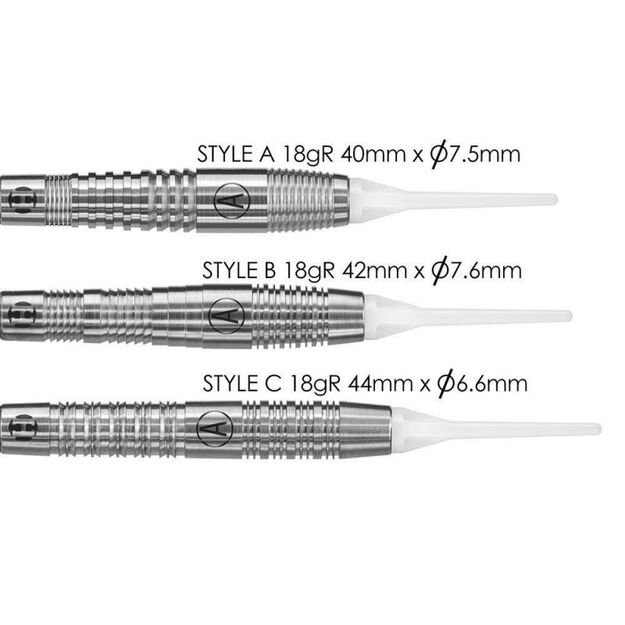 Harrows Aero Softip strėlytės – 90% tungsten 14