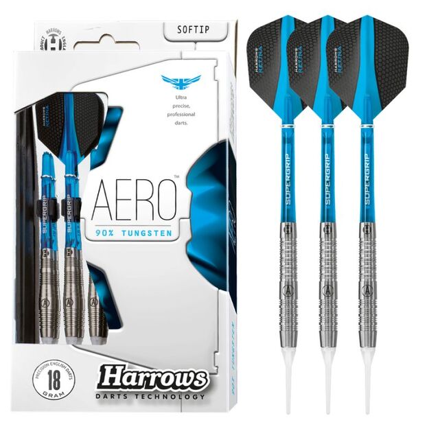 Harrows Aero Softip strėlytės – 90% tungsten 3