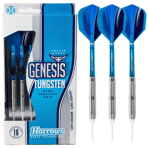 Harrows Genesis Tungsten Softip smiginio strėlytės
