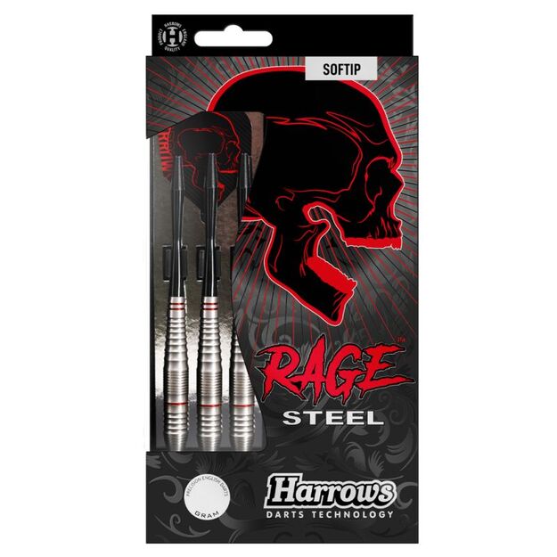 Harrows Rage Steel Steeltip strėlytės  17