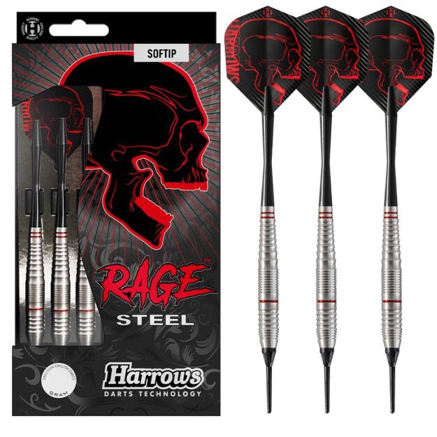 Harrows Rage Steel Steeltip strėlytės  11