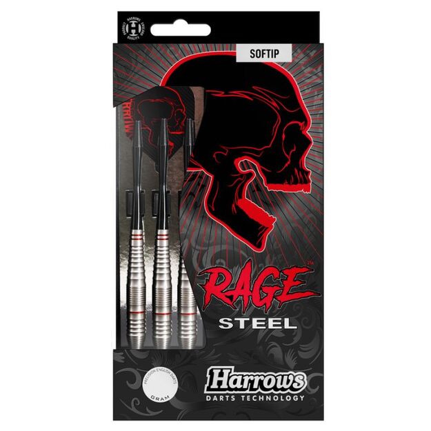 Harrows Rage Steel Steeltip strėlytės  21