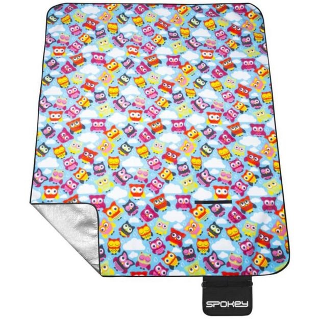 pikniko pledas Spokey owl owls 180cmx210cm 835240