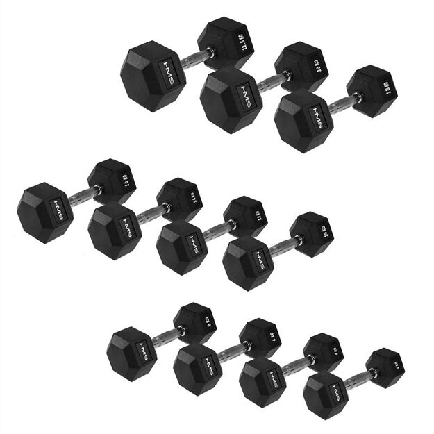 Hantelis HMS HEX PRO 2 KG  1