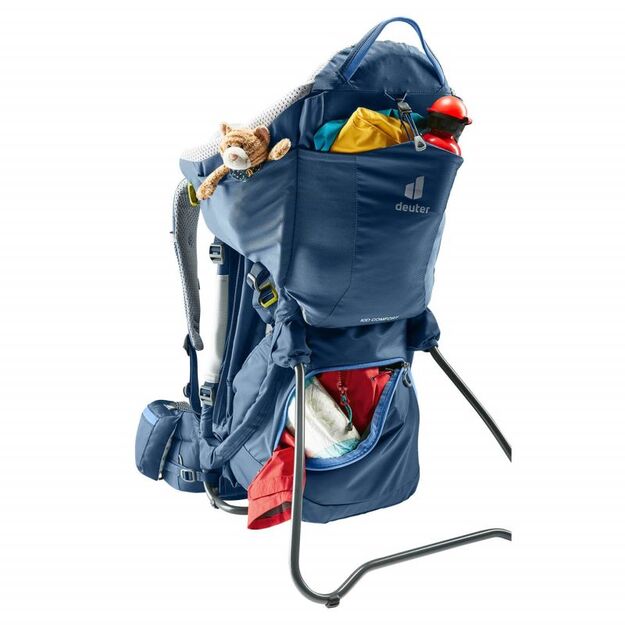 Deuter Kid Comfort Midnight patogi ir saugi vaikiška nešioklė 3
