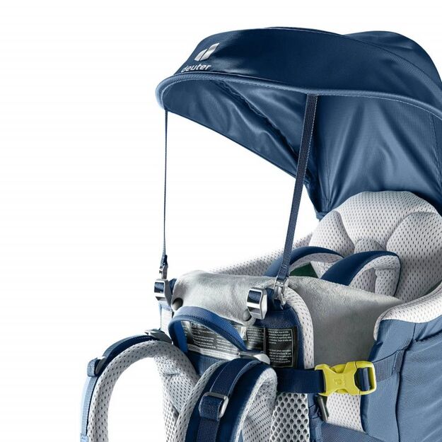 Deuter Kid Comfort Midnight patogi ir saugi vaikiška nešioklė 12